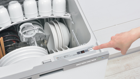 リンナイ食洗機RSW-C402C-SV奥行60cmのキッチンに組込めるスライド 